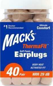 Mack´s Špunty do uší Mack's ThermaFit™ - 40 párů