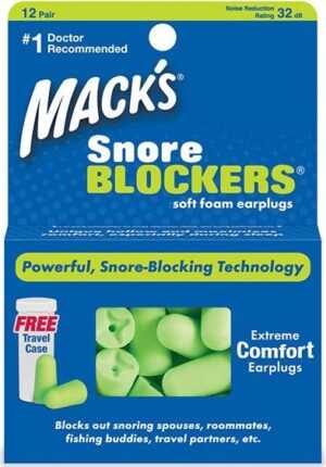 Mack´s Špunty do uší na spaní Mack's Snore Blockers Množství: 1 pár
